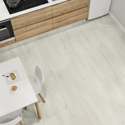 Pavimento laminato ARTENS Santa Cruz XL bianco resistente all'acqua Sp 10mm