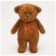 Moonie - Compagno di coccole con melodia e luce orsacchiotto 2.0 organic caramel