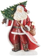 L'ocanera Babbo Natale con albero grande " Santa is here"