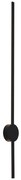 Lampada da parete moderna nera 100 cm con LED - Clockwise