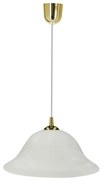 Lampadario a sospensione con filo VERA 1xE27/60W/230V oro/bianco