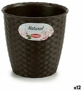 Vaso Stefanplast Plastica 14 x 13 x 14 cm (12 Unità)