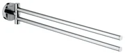 Portasciugamani da parete Essentials cromato, L 43.9 cm