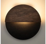 Applique a LED LUNA LED/7W/230V diametro 26 cm nero/marrone