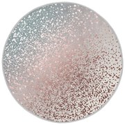 Tappeto rotondo lavabile di colore grigio-rame adatto per aspirapolvere robot ø 120 cm Comfort - Mila Home