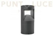 Paletto led wami antracite 12w 1530lm cct 3000k / 4000k ip65 12x25cm