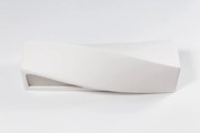 Applique da Parete in Gesso-Ceramico SIGMA E27 Pitturabile da Interno