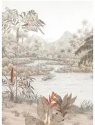 Isidore Leroy Carta da parati panoramica Riviere des Parfums Sepia - B 4/5/6