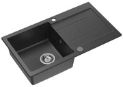 Samona - Lavello da cucina SAMONA 77x44 cm granito/nero