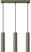 Sollux SL.1486 - Lampadario a sospensione con filo LAGOS 3xGU10/10W/230V verde