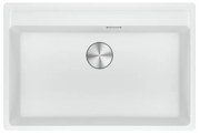 Lavello integrato 1 vasca in fragranite bianco FRANKE Maris L 51 x L 76 cm