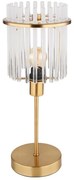 Globo 15698TM - Lampada da tavolo GORLEY 1xE14/40W/230V diametro 15 cm oro