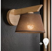 Brilagi - LED  Applique ANTHONY 1xE14/40W/230V quercia/marrone