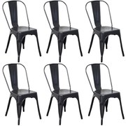 AGATHA - Set 6 sedie industrial