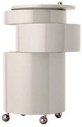 Verpan - Barboy High Gloss Side Table Creamy White Verpan