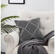Eglo 420005 - Cuscino decorativo CHEVERY 45x45 cm nero/bianco