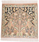 Cashmere Silk Tappeto orientale 50x50 (Indian) Annodato A Mano