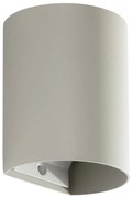 FARO 40524 - Applique SOLE 1xGU10/8W/230V grigio arrotondato