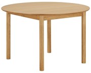 Tavolo da pranzo rotondo con effetto rovere allungabile con estensione ø 120 cm Bundaberg – House Nordic