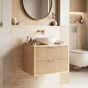 Mobile bagno sotto lavabo Rea Mono 60cm Beige