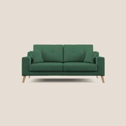 Danish divano moderno in tessuto morbido impermeabile T02 verde 146 cm