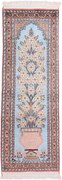 Cashmere Silk Tappeto 50 x 130 (Indian) Annodato A Mano