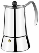 Caffettiera Italiana Monix M630004 Acciaio Argento 4 Tazze