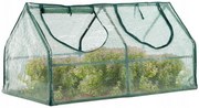 Pratico contenitore da giardino con dimensioni 120 x 62 x 60/30 cm