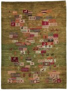 Gabbeh Tappeto 150 x 200 (Iran) Annodato A Mano