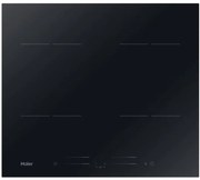 Haier Piano Cottura HAISJ64MC a Induzione 4 Zone Cottura da 59 cm Colore Nero