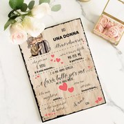 Regalo per DONNA - immagine d'amore. Spediamo entro 24 ore | Inspio