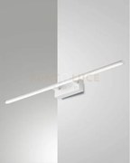 Nala applique bianco l.75cm a led 3000k - 15w - 1850 lm ip44