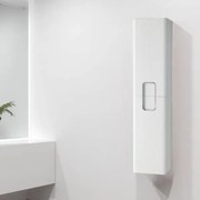 Colonna bagno sospesa 160 cm ARCO due ante reversibile Larice Bianco
