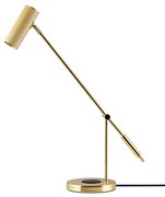 Globen Lighting - Hubble Read Lampada da Tavolo w/Wireless Charging Brushed Brass Globen Lightin