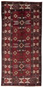 Turkmen Tappeto 320 x 150 Rosso (Iran) Annodato A Mano