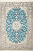 Nain Tappeto persiano 170 x 240 Verde (Iran) Annodato A Mano