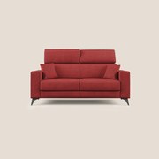 Pegaso divano letto con poggiatesta reclinabili e rivestimento T02 rosso