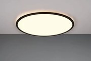 Plafoniera led con bordo nero retro-illuminato scott r64381032