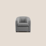 Cloe Poltroncina in tessuto smacchiabile con acqua QuickClean T08 grigio X