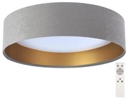 Plafoniera LED dimmerabile SMART GALAXY LED/24W/230V grigio/oro + TC