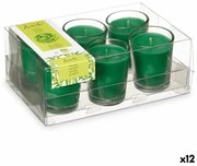 Set di Candele Profumate 16 x 6,5 x 11 cm (12 Unità) Bicchiere Bambù