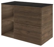 Mobile da bagno sotto lavabo SENSEA Neo Line marrone L 60 x H 65 x P 48.5 cm, lavabo non incluso