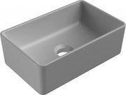 Mexen Nadia lavabo da appoggio 36 x 23 cm, grigio chiaro opaco - 21613661