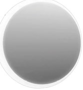 Specchio con illuminazione integrata completo di faretto bagno tondo L 90 x H 90 x P 2.5 cm