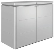 Baule BIOHORT HIGHBOARD 160 in acciaio argento L 160 x H 118 x P 70 cm