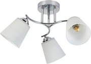 Lampadario a plafone PAFOS 3xE27/15W/230V cromo lucido