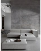 Piastrella da pavimento e rivestimento interno 50 x 100 cm Sp. 3.5 mm rettificato Tempo in gres porcellanato opaco antracite traffico intenso (pei 4/5) R10