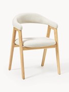 Sedia con braccioli con imbottitura Nik