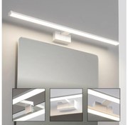 Brilagi - Specchio da bagno con illuminazione a LED VESTRA LED/15W/230V 80 cm IP44 bianco