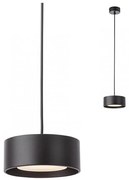 Redo 01-3101 - Lampadario LED a sospensione con filo PUNKT LED/6W/230V diametro 15 cm nero